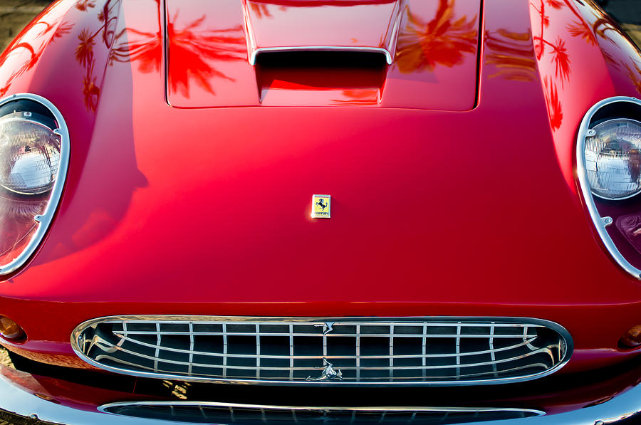 Ferrari Grille Emblem -0504c Photograph by Jill Reger