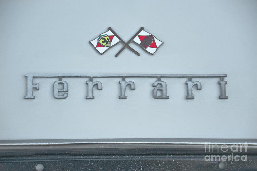 Ferrari GTB4 Emblem Photograph by Dave Koontz