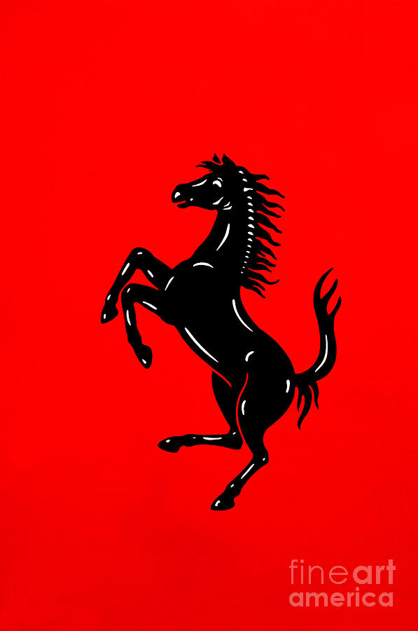 Ferrari Prancing Horse Graphic Photograph by Howard Koby - Fine Art America