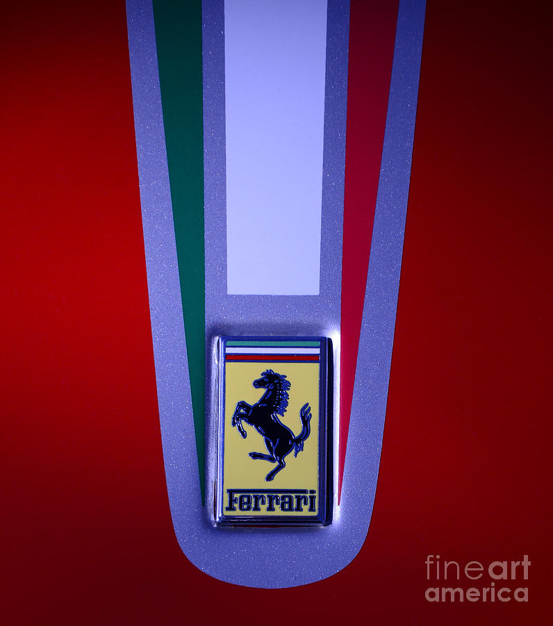 Transportation Photograph - Ferrari Showing its Colors by Paul Ward