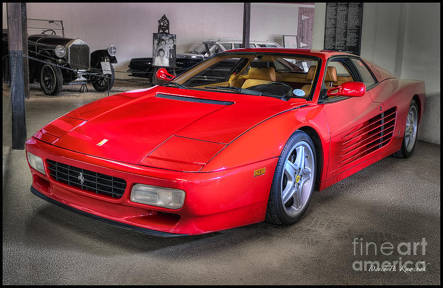 Ferrari Testarossa Photograph by David B Kawchak Custom Classic Photography