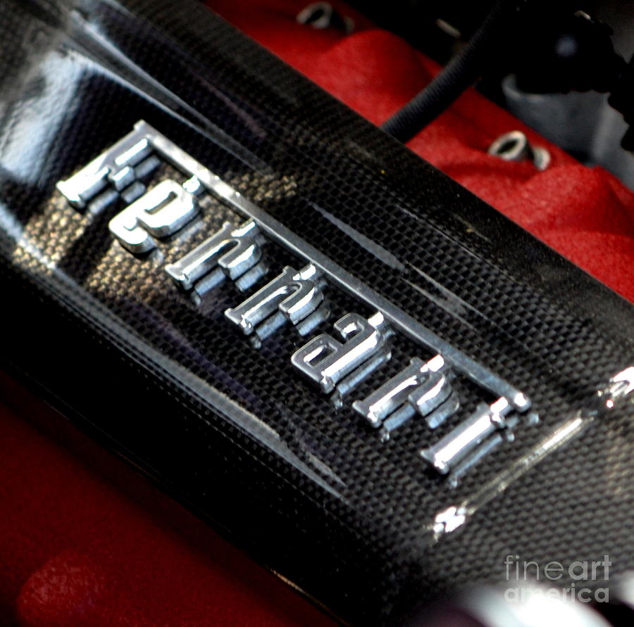 Ferrari Valve Covers Photograph by Dean Ferreira