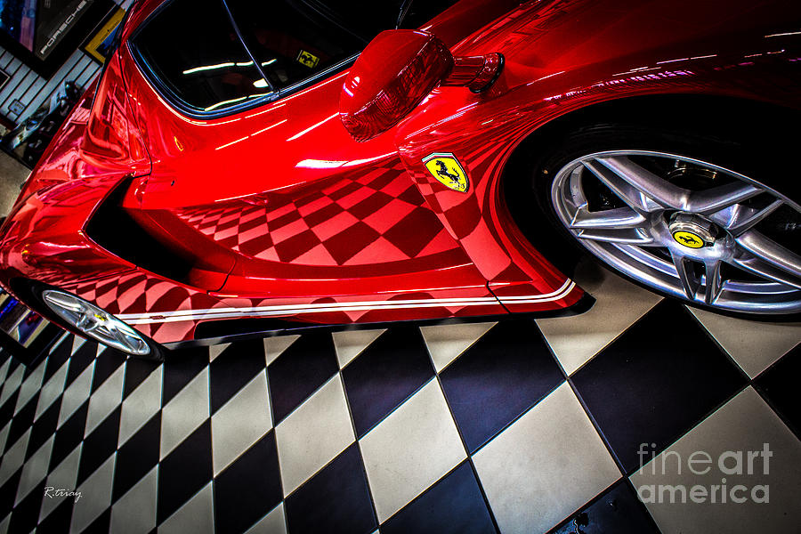 Ferrari Enzo in the Winners Circle Photograph by Rene Triay FineArt Photos
