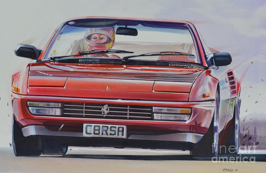 Ferrari Painting - Ferrarista by Marco Ippaso