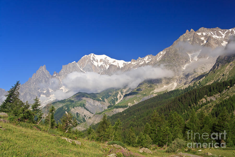 Ferret valley - Mont Blanc Photograph by Antonio Scarpi