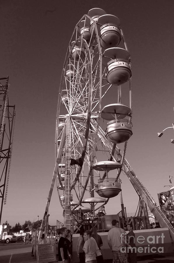 Ferris Wheel 1 Photograph by September Stone