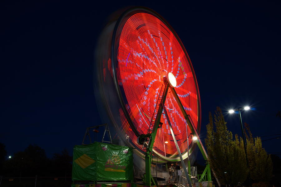Ferris Wheel Photograph - Ferris Wheel 2 by Michael Courtney