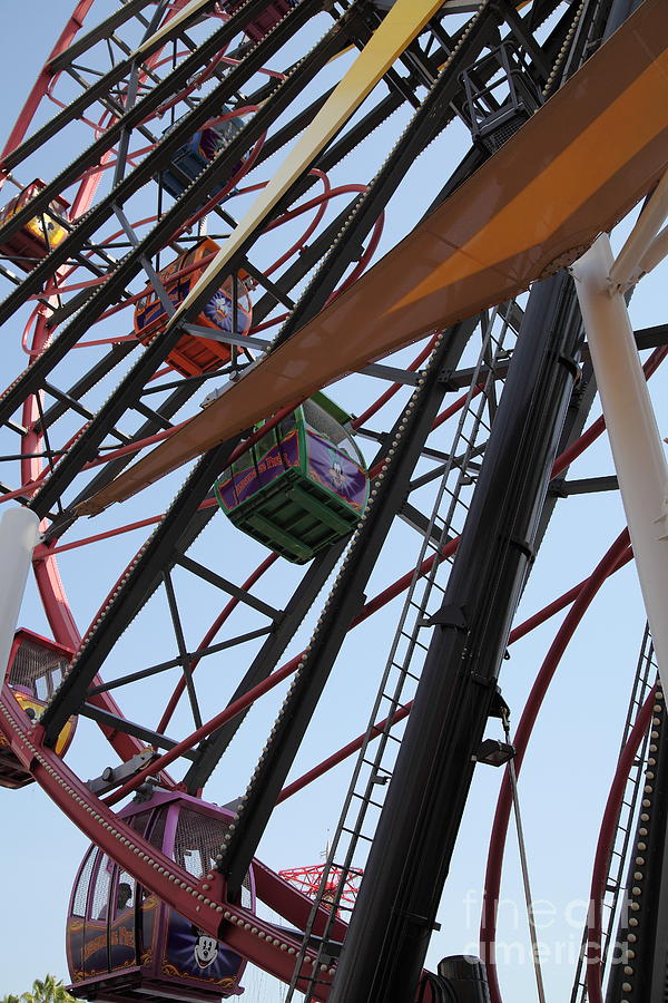 Ferris Wheel Photograph - Ferris Wheel - 5D17604 by Wingsdomain Art and Photography