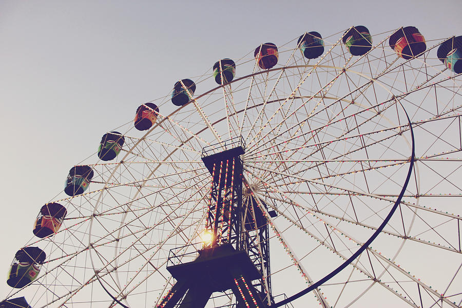 Ferris Wheel Photograph by Amanda Mabel Photography