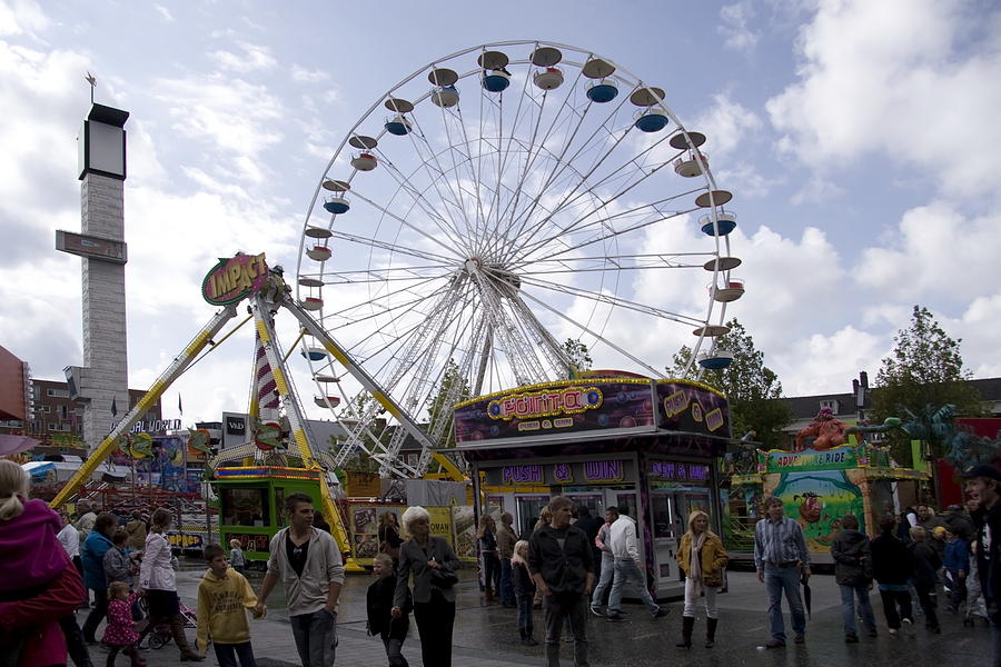 Ferris wheel at the fair in Hengelo Overijssel Netherlands Photograph ...