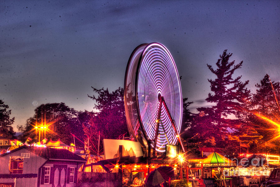 Ferris Wheel at the Fair Photograph by Jim Lepard