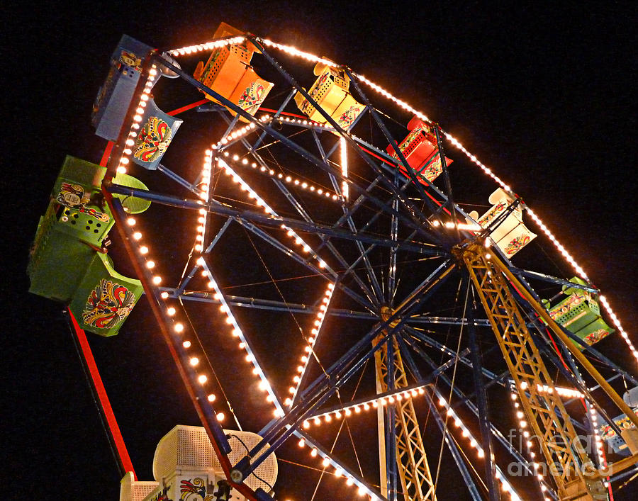 Ferris Wheel - Balboa Photograph by Cheryl Del Toro