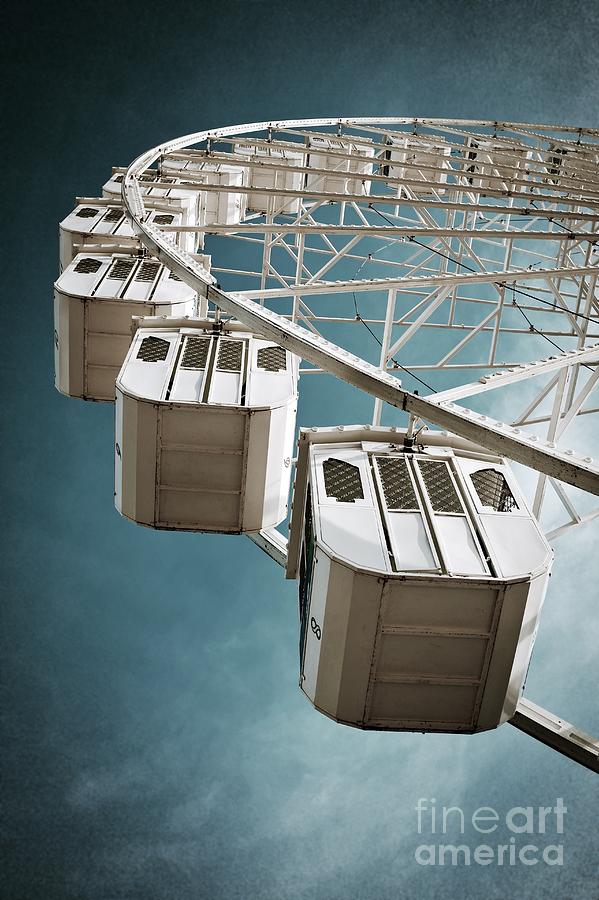 Vintage Photograph - Ferris Wheel by Carlos Caetano