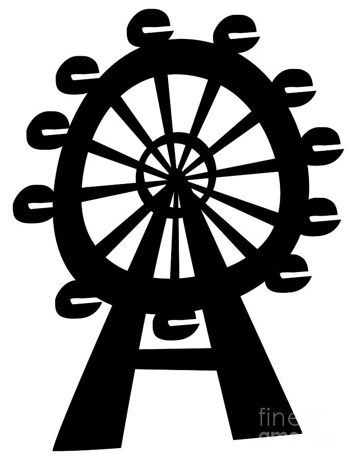 Ferris Wheel - London Eye Digital Art