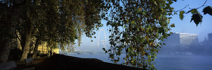 Ferris Wheel Looking Viewed Photograph by Panoramic Images