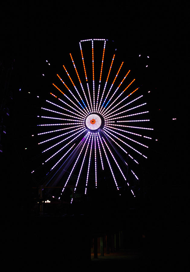 Ferris Wheel Santa Photograph by Greg Graham