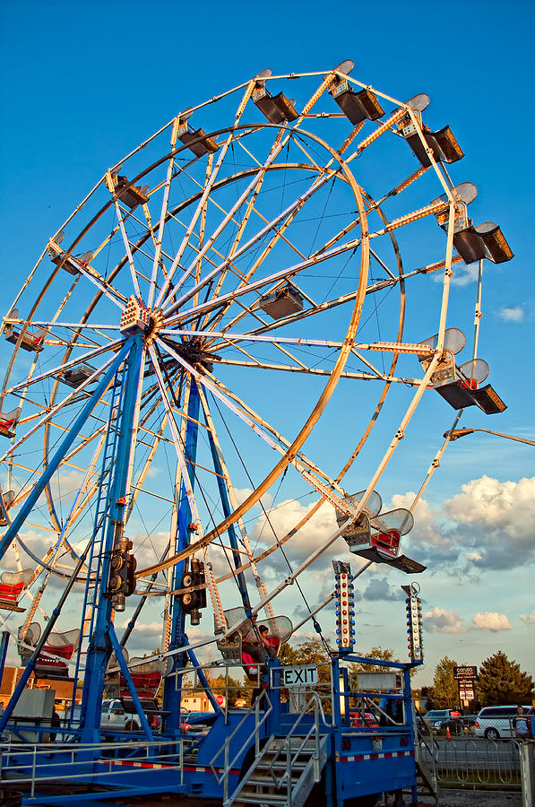 Fall Photograph - Ferris Wheel by Steve Harrington