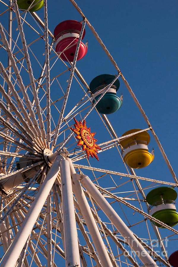 Ferris Wheel Photograph by Susan Cliett