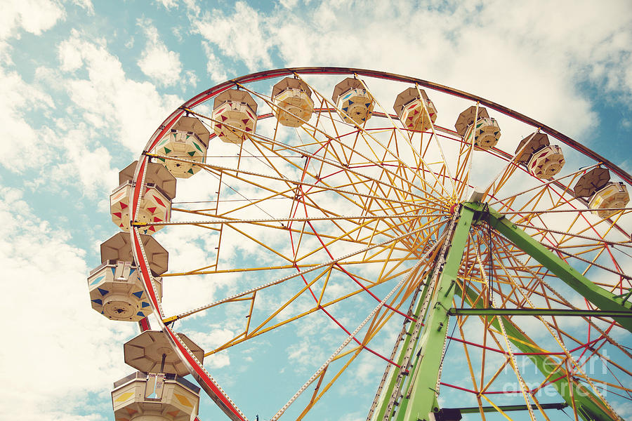 Ferris Wheel Photograph by Sylvia Cook