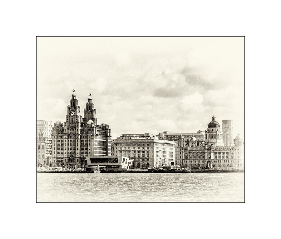 Ferry at Liverpool terminal Photograph by Spikey Mouse Photography