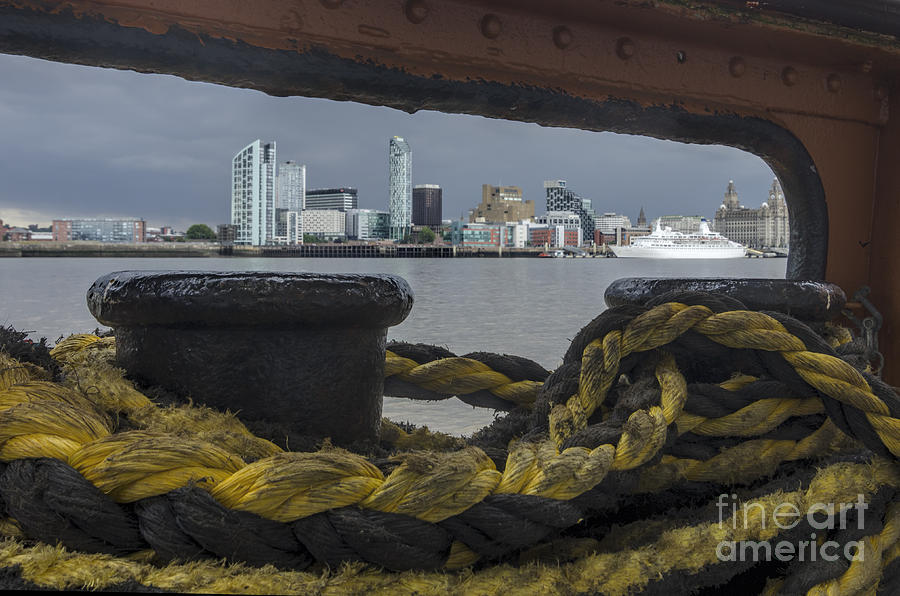 Ferry cross the Mersey Photograph by Steev Stamford