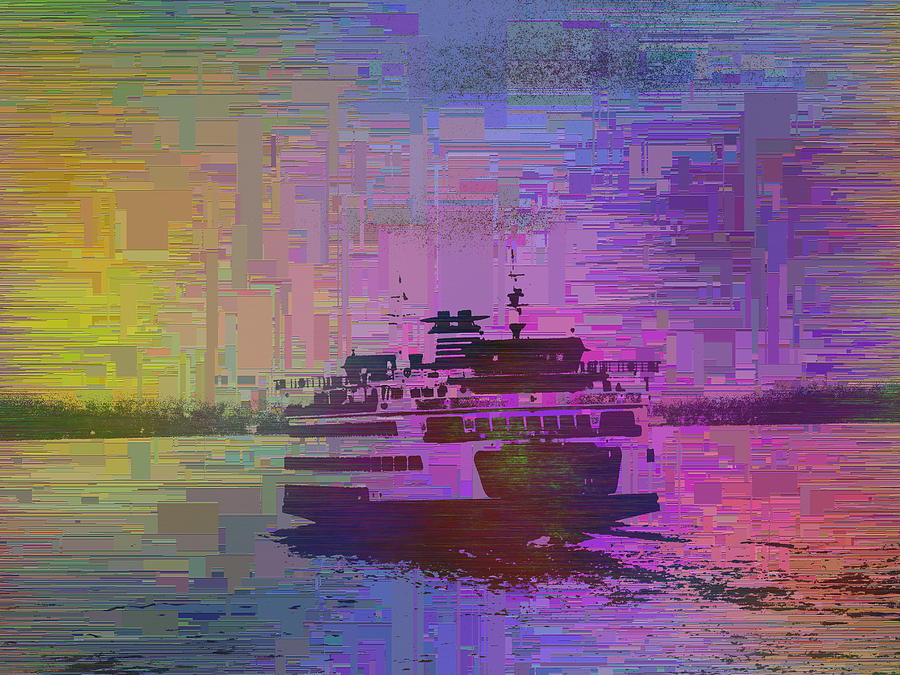 Ferry Cubed 1 Digital Art by Tim Allen