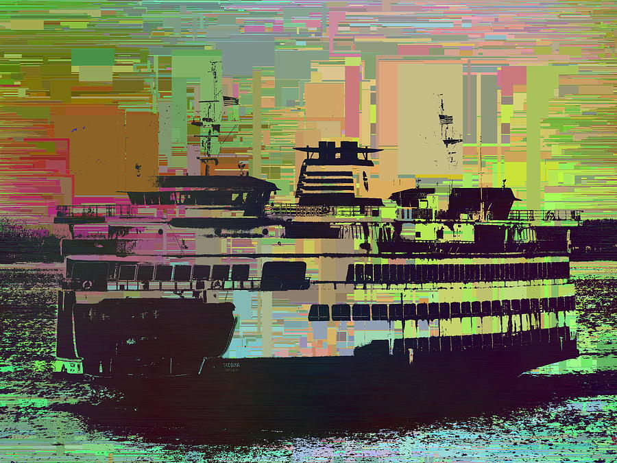 Ferry Cubed 2 Digital Art by Tim Allen