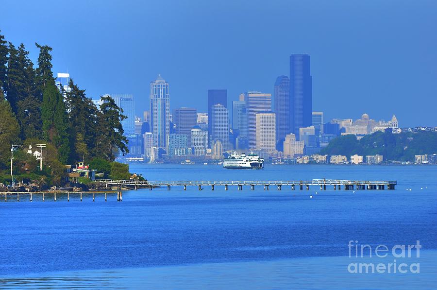Ferry Ride in Seattle Photograph by Phillip Garcia