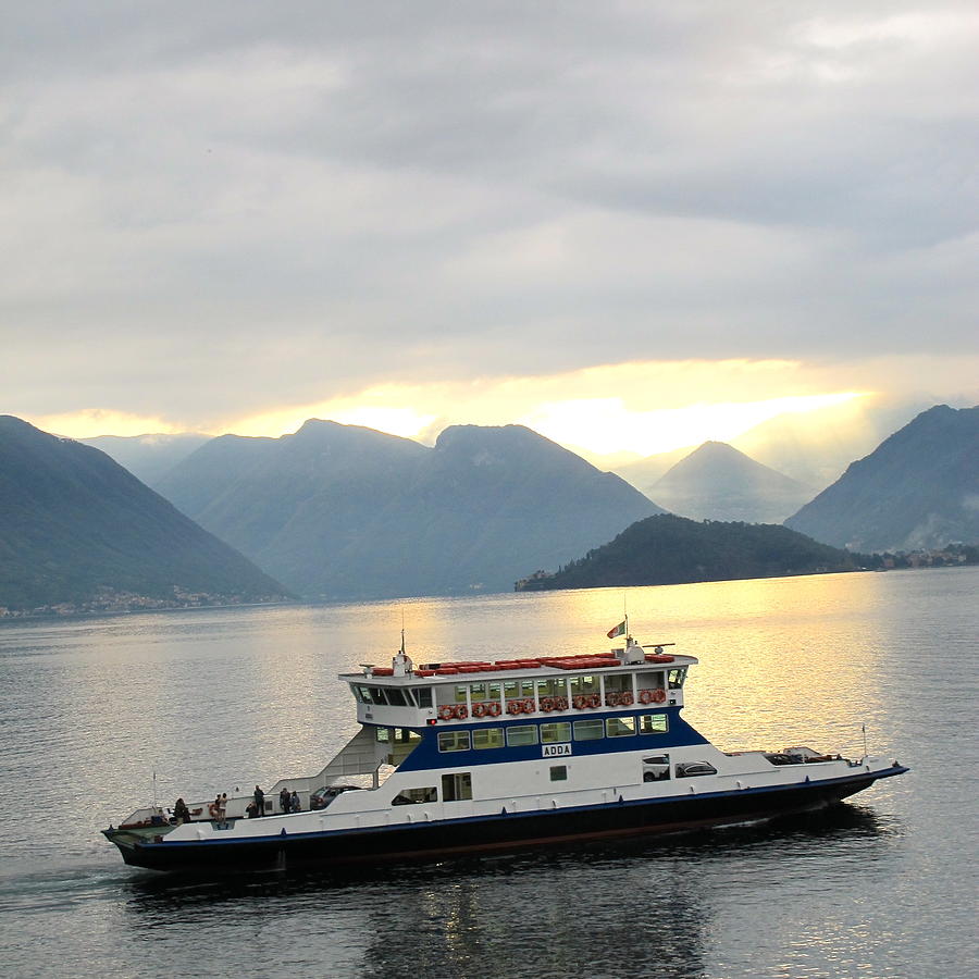 Ferry ride to Bellagio Photograph by Sue Morris