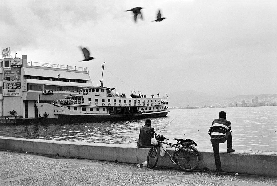 Ferryboat in Karsiyaka Port in Izmir Photograph by Ilker Goksen - Fine ...