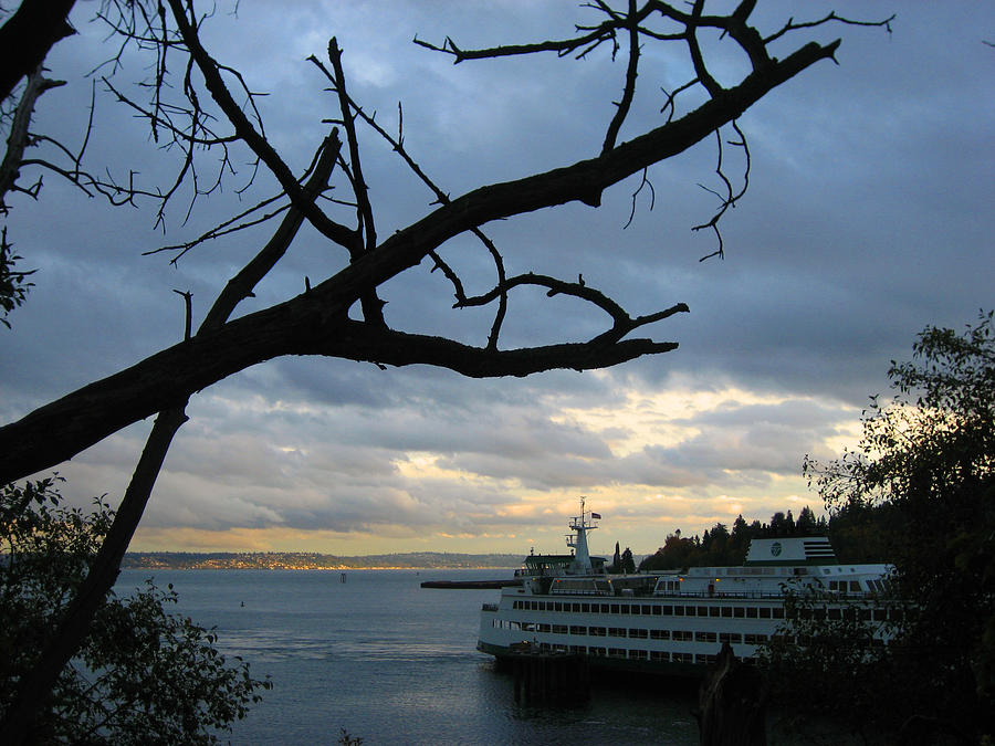 Ferryboat To Seattle  Photograph by Kym Backland