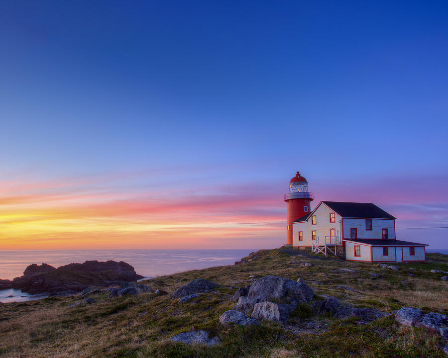 Ferryland Lighthouse Photograph by Geoffrey Whiteway