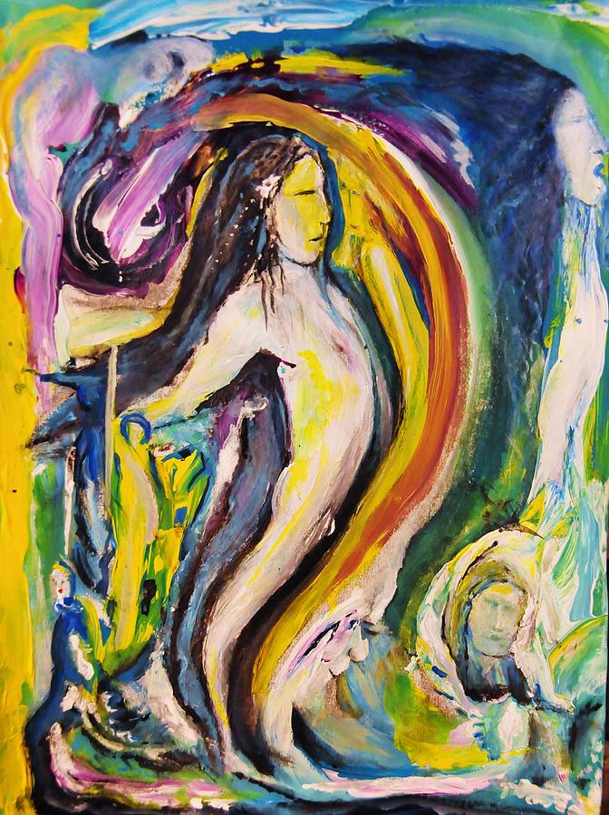 Fertility Painting by Kicking Bear  Productions