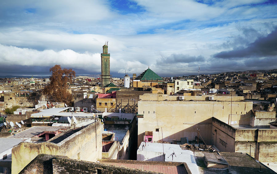 Fes Medina View Photograph by Rafael Elias