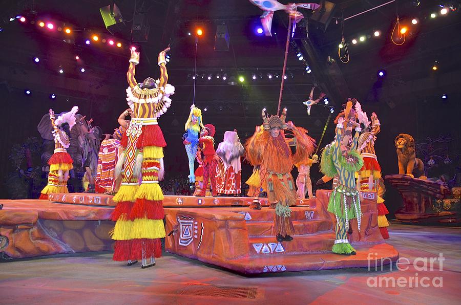 Festival of the Lion King Finale Photograph by Carol  Bradley
