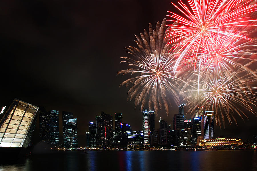 Festival Season - Marina Bay Singapore Photograph by Andrew Bi | Fine ...