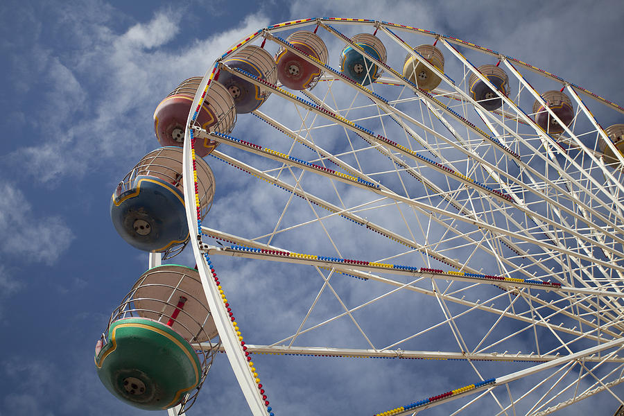 Festive Ferris Wheel Photograph by Laura Tucker