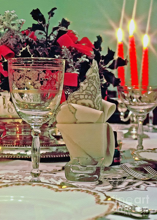 Festive Setting Photograph by Geoff Crego