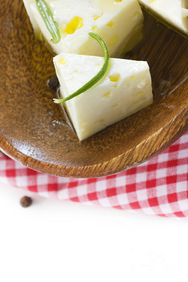 Greek Photograph - Feta cheese by Mythja Photography