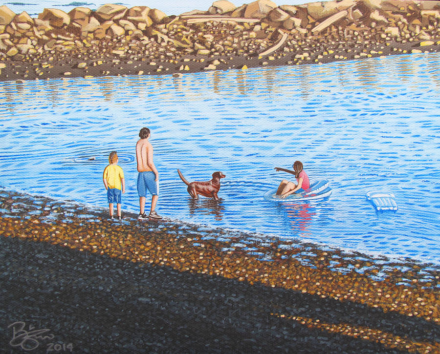 Summer Painting - Fetch by Lance Bifoss