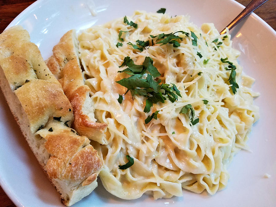 Fettuccine Alfredo Photograph by Photo by Cathy Scola