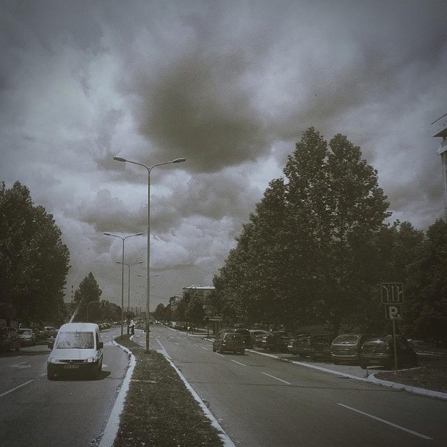 City Photograph - Few Days Of Cloudy Weather. It Feels by Nenad Nikolic
