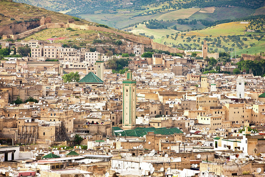 Fez City View Fes, Morocco, North Africa by Mlenny