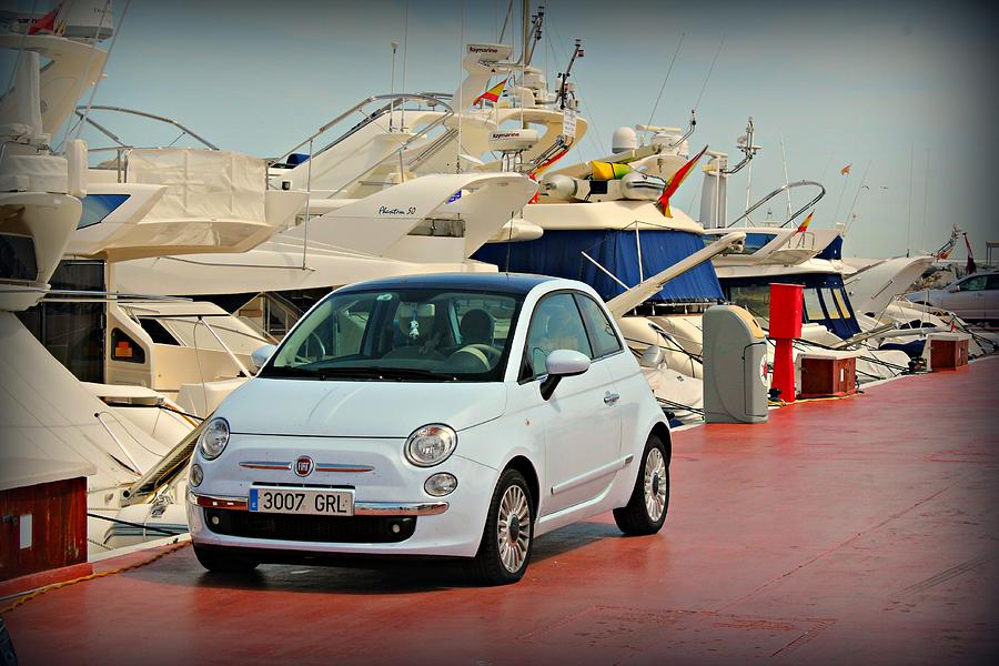 Fiat 500 in Spain Photograph by Steve Natale