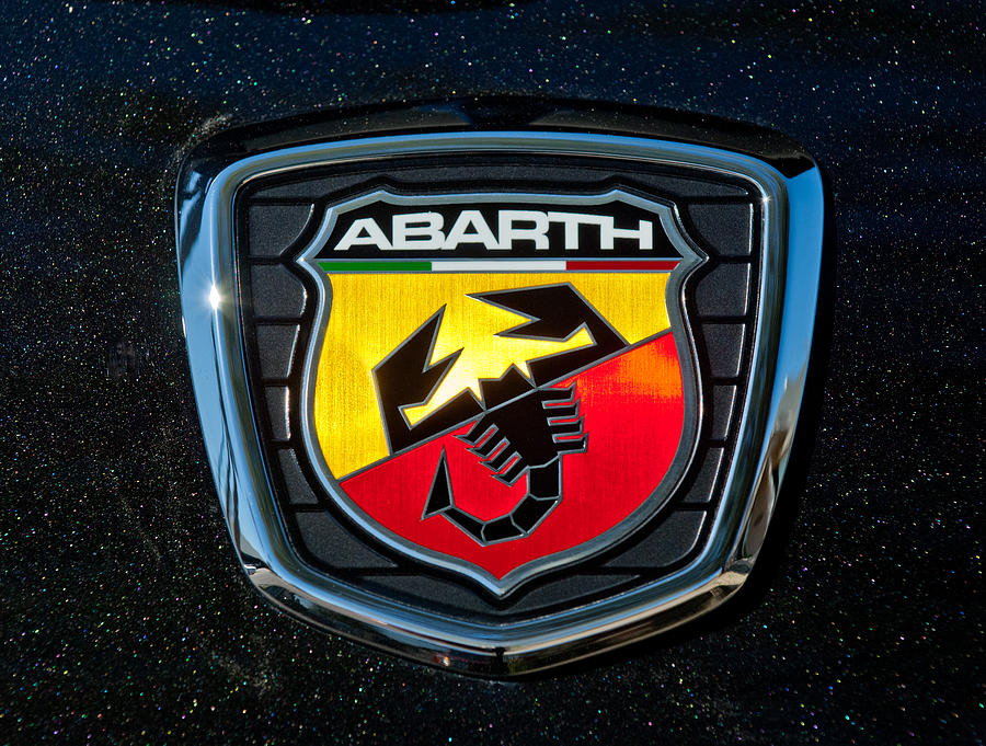 Car Photograph - Fiat Abarth Emblem by Jill Reger