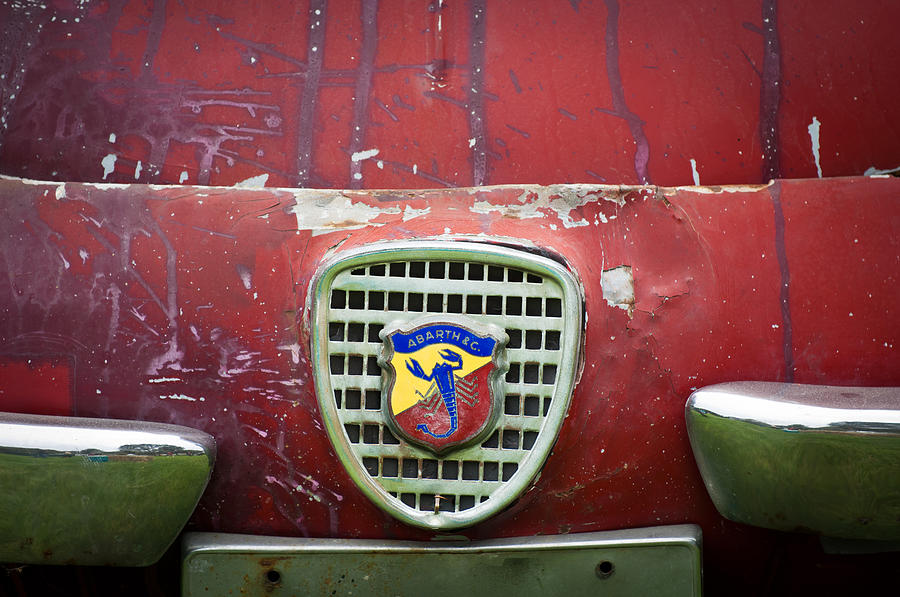 Fiat Grille Emblem -0725C Photograph by Jill Reger