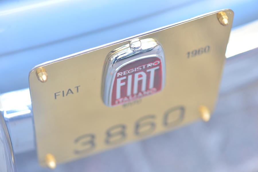 Car Photograph - Fiat by Walter Bisoffi