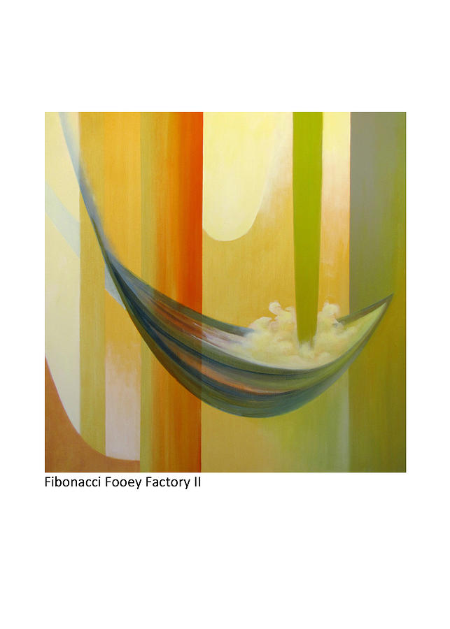 Fibonacci Fooey Factory II Painting by Betsy Derrick