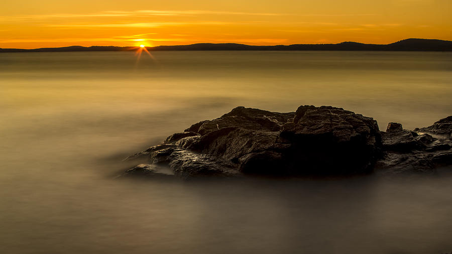 Fidalgo Island Sunset Photograph by Tony Locke