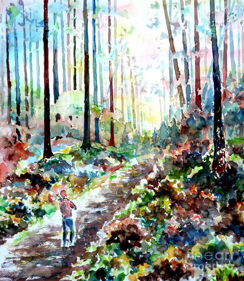 Fiddlers walk II Painting by Almo M